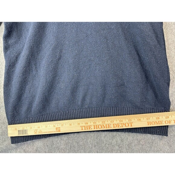Gap Men's Size Large Tall Navy Blue Rollneck Sweater Classic Wool Blend - Picture 7 of 9